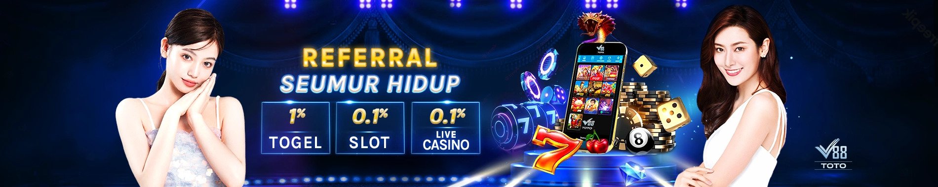 V88Toto Promosi Referral Seumur Hidup